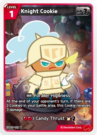 Knight Cookie (Ver. 1) (BS9-012) - A Game of Truth and Deceit