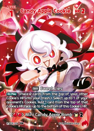 Candy Apple Cookie (SSR) (BS9-014) - A Game of Truth and Deceit Foil