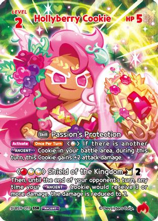 Hollyberry Cookie (SSR) (BS9-017) - A Game of Truth and Deceit Foil