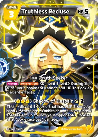 Truthless Recluse (BS9-035) - A Game of Truth and Deceit Foil