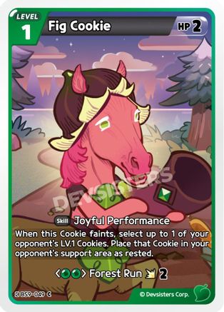 Fig Cookie (Ver. 2) (BS9-049) - A Game of Truth and Deceit
