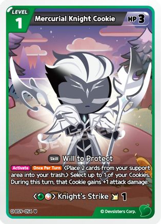 Mercurial Knight Cookie (BS9-054) - A Game of Truth and Deceit