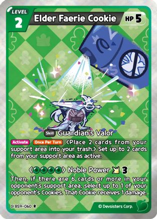 Elder Faerie Cookie (Ver. 1) (BS9-060) - A Game of Truth and Deceit Foil
