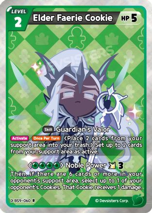 Elder Faerie Cookie (Ver. 2) (BS9-060) - A Game of Truth and Deceit Foil