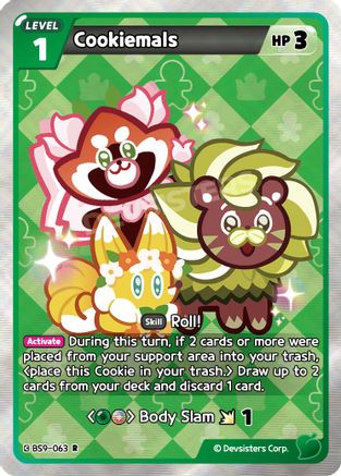 Cookiemals (BS9-063) - A Game of Truth and Deceit Foil