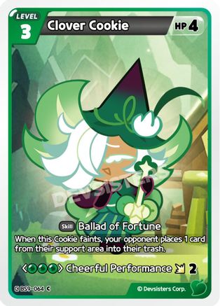 Clover Cookie (Ver. 1) (BS9-064) - A Game of Truth and Deceit