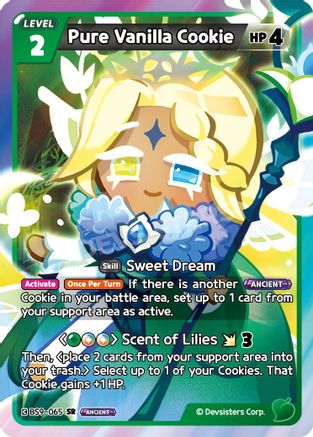 Pure Vanilla Cookie (065) (BS9-065) - A Game of Truth and Deceit Foil