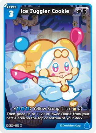 Ice Juggler Cookie (BS9-075) - A Game of Truth and Deceit