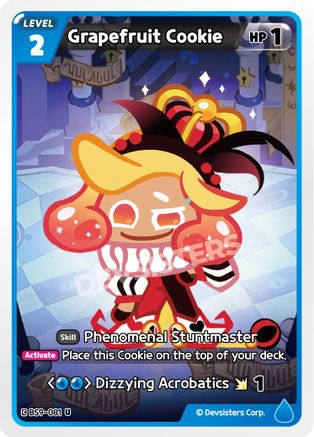 Grapefruit Cookie (BS9-081) - A Game of Truth and Deceit