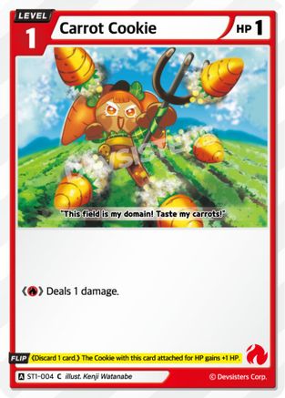 Carrot Cookie (ST1-004) - Starter Deck Assortment 1