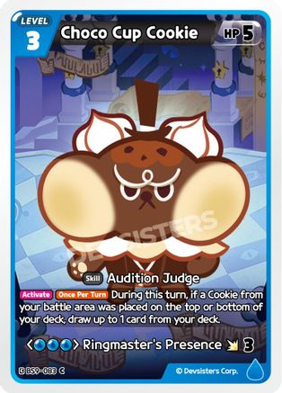 Choco Cup Cookie (BS9-083) - A Game of Truth and Deceit