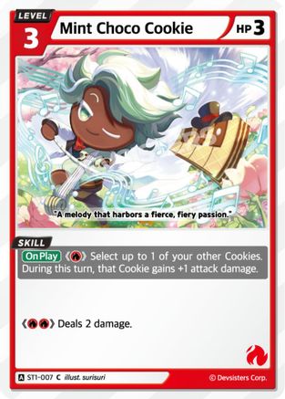 Mint Choco Cookie (ST1-007) - Starter Deck Assortment 1