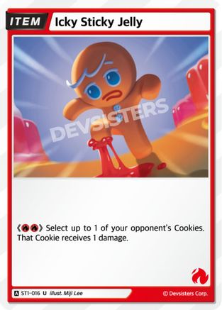 Icky Sticky Jelly (ST1-016) - Starter Deck Assortment 1