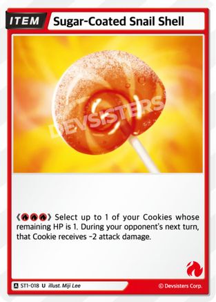Sugar-Coated Snail Shell (ST1-018) - Starter Deck Assortment 1