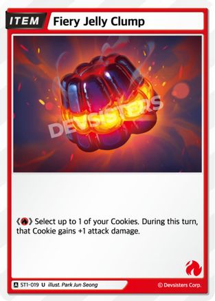 Fiery Jelly Clump (ST1-019) - Starter Deck Assortment 1