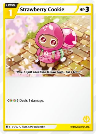Strawberry Cookie (ST2-002) - Starter Deck Assortment 1