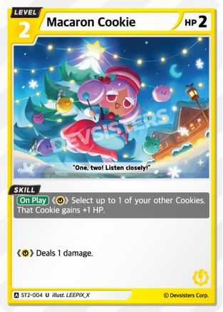 Macaron Cookie (ST2-004) - Starter Deck Assortment 1