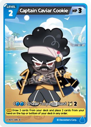 Captain Caviar Cookie (Ver. 1) (BS9-085) - A Game of Truth and Deceit
