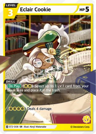 Eclair Cookie (ST2-008) - Starter Deck Assortment 1 Foil