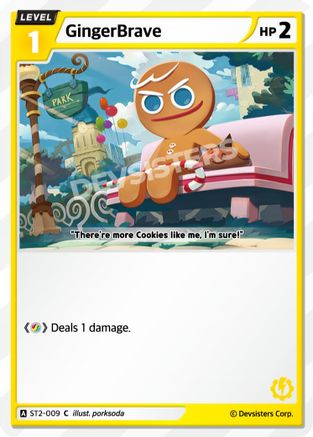 GingerBrave (009) (Ver. 1) (ST2-009) - Starter Deck Assortment 1