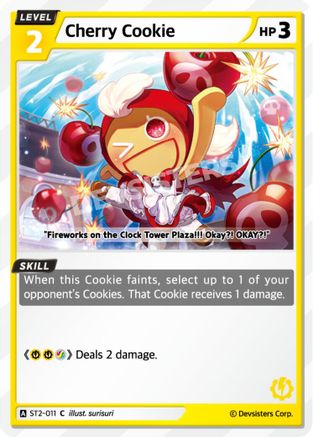 Cherry Cookie (ST2-011) - Starter Deck Assortment 1