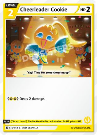 Cheerleader Cookie (ST2-012) - Starter Deck Assortment 1