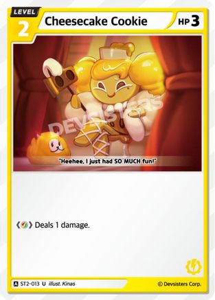 Cheesecake Cookie (ST2-013) - Starter Deck Assortment 1