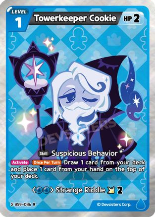 Towerkeeper Cookie (BS9-086) - A Game of Truth and Deceit Foil