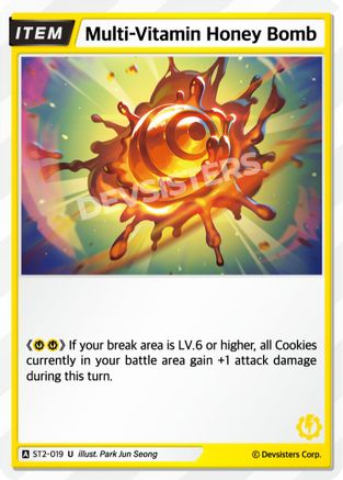 Multi-Vitamin Honey Bomb (ST2-019) - Starter Deck Assortment 1