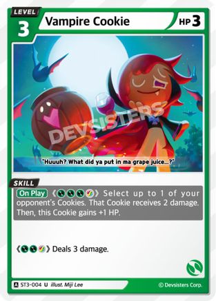 Vampire Cookie (ST3-004) - Starter Deck Assortment 1