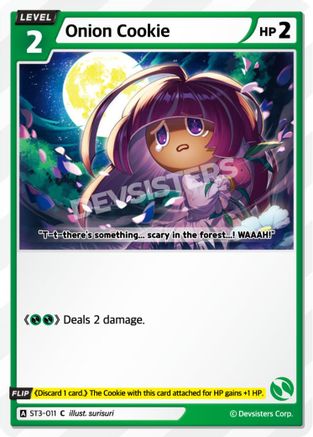 Onion Cookie (ST3-011) - Starter Deck Assortment 1