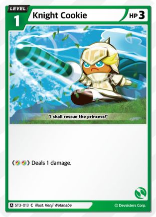 Knight Cookie (ST3-013) - Starter Deck Assortment 1