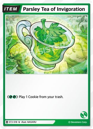 Parsley Tea of Invigoration (ST3-018) - Starter Deck Assortment 1