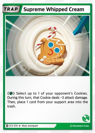 Supreme Whipped Cream (ST3-019) - Starter Deck Assortment 1