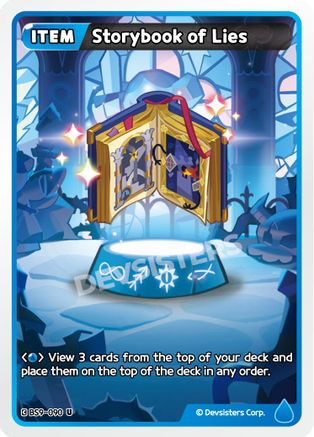 Storybook of Lies (BS9-090) - A Game of Truth and Deceit