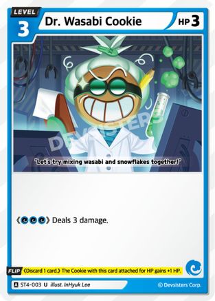 Dr. Wasabi Cookie (ST4-003) - Starter Deck Assortment 1