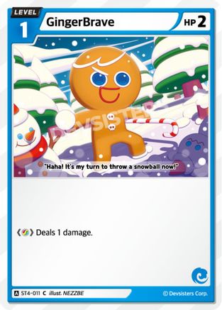 GingerBrave (011) (Ver. 2) (ST4-011) - Starter Deck Assortment 1