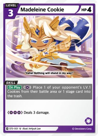 Madeleine Cookie (ST5-001) - Starter Deck Assortment 1