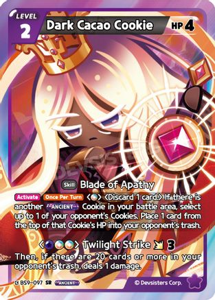 Dark Cacao Cookie (BS9-097) - A Game of Truth and Deceit Foil