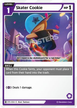 Skater Cookie (ST5-004) - Starter Deck Assortment 1