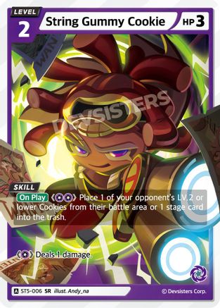 String Gummy Cookie (ST5-006) - Starter Deck Assortment 1 Foil