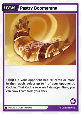 Pastry Boomerang (ST5-019) - Starter Deck Assortment 1