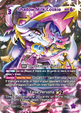 Shadow Milk Cookie (102) (SUR) (BS9-102) - A Game of Truth and Deceit Foil