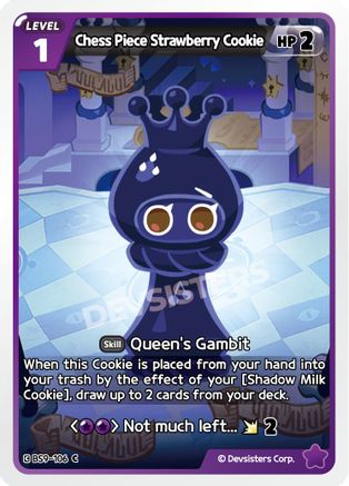 Chess Piece Strawberry Cookie (BS9-106) - A Game of Truth and Deceit
