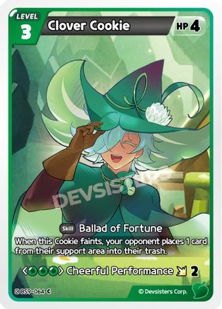 Clover Cookie (Ver. 2) (BS9-064) - A Game of Truth and Deceit