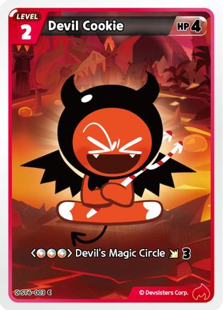 Devil Cookie (ST6-003) - Starter Deck Assortment 2 Legendary Cookie