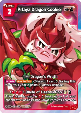 Pitaya Dragon Cookie (ST6-004) - Starter Deck Assortment 2 Legendary Cookie Foil