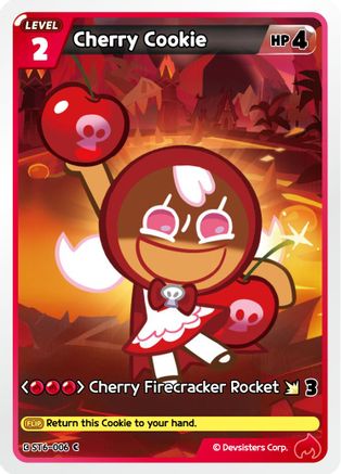 Cherry Cookie (ST6-006) - Starter Deck Assortment 2 Legendary Cookie
