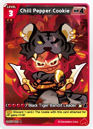 Chili Pepper Cookie (ST6-007) - Starter Deck Assortment 2 Legendary Cookie