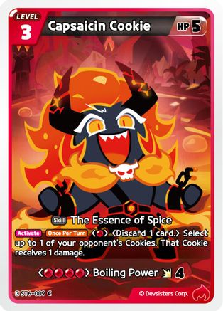 Capsaicin Cookie (ST6-009) - Starter Deck Assortment 2 Legendary Cookie